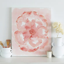Load image into Gallery viewer, 'Peach in Bloom' Abstract Original by Kerrie Hess