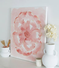 Load image into Gallery viewer, 'Peach in Bloom' Abstract Original by Kerrie Hess
