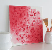 Load image into Gallery viewer, 'Japanese Garden' Cherry Blossom Abstract Original by Kerrie Hess