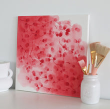 Load image into Gallery viewer, 'Japanese Garden' Cherry Blossom Abstract Original by Kerrie Hess