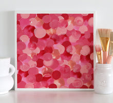 Load image into Gallery viewer, 'Cercles Roses' Abstract Original by Kerrie Hess