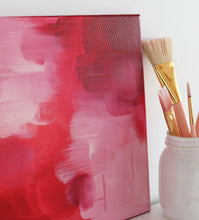 Load image into Gallery viewer, 'Rouge Rose Une' Abstract Original by Kerrie Hess