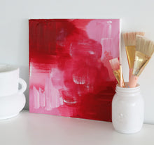 Load image into Gallery viewer, 'Rouge Rose Deux' Abstract Original by Kerrie Hess