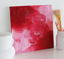 Load image into Gallery viewer, 'Rouge Rose Deux' Abstract Original by Kerrie Hess
