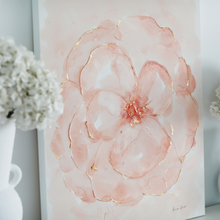Load image into Gallery viewer, 'Peach in Bloom Deux' Abstract Original by Kerrie Hess