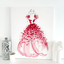 Load image into Gallery viewer, 'Plume Rouge' Original by Kerrie Hess