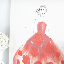 Load image into Gallery viewer, 'Rose Peche' Original by Kerrie Hess