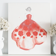 Load image into Gallery viewer, 'Rose Peche' Original by Kerrie Hess