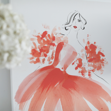 Load image into Gallery viewer, 'Peach L'amour' Original by Kerrie Hess