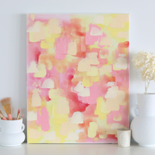 Load image into Gallery viewer, 'Citroen Sorbet' Abstract Original by Kerrie Hess