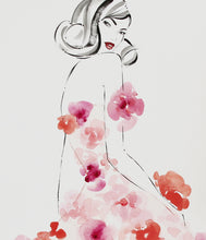 Load image into Gallery viewer, 'Rose Plume' Original by Kerrie Hess