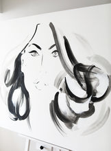 Load image into Gallery viewer, 'The Eyes 9' Abstract Original by Kerrie Hess