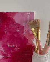 Load and play video in Gallery viewer, 'Rouge Rose Deux' Abstract Original by Kerrie Hess