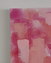Load and play video in Gallery viewer, 'Rosé Blush' Abstract Original by Kerrie Hess