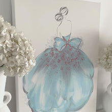 Load and play video in Gallery viewer, 'Amour en Blue' Original by Kerrie Hess
