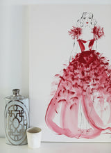 Load image into Gallery viewer, 'Plume Rouge' Original by Kerrie Hess