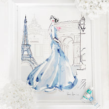 Load image into Gallery viewer, 'Arc de Triomphe' in Wedgwood Blue by Kerrie Hess