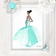 Load image into Gallery viewer, 'Aqua Tulle' by Kerrie Hess