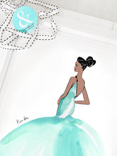 Load image into Gallery viewer, 'Aqua Tulle' by Kerrie Hess