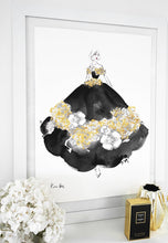 Load image into Gallery viewer, 'Couture Gold' by Kerrie Hess - Embellished in Gold paint and Gold leaf