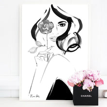 Load image into Gallery viewer, Rosette Noir by Kerrie Hess