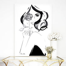 Load image into Gallery viewer, Rosette Noir by Kerrie Hess