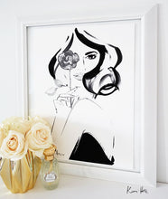 Load image into Gallery viewer, Rosette Noir by Kerrie Hess
