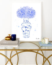Load image into Gallery viewer, 'Maison Fleur Bleu' by Kerrie Hess