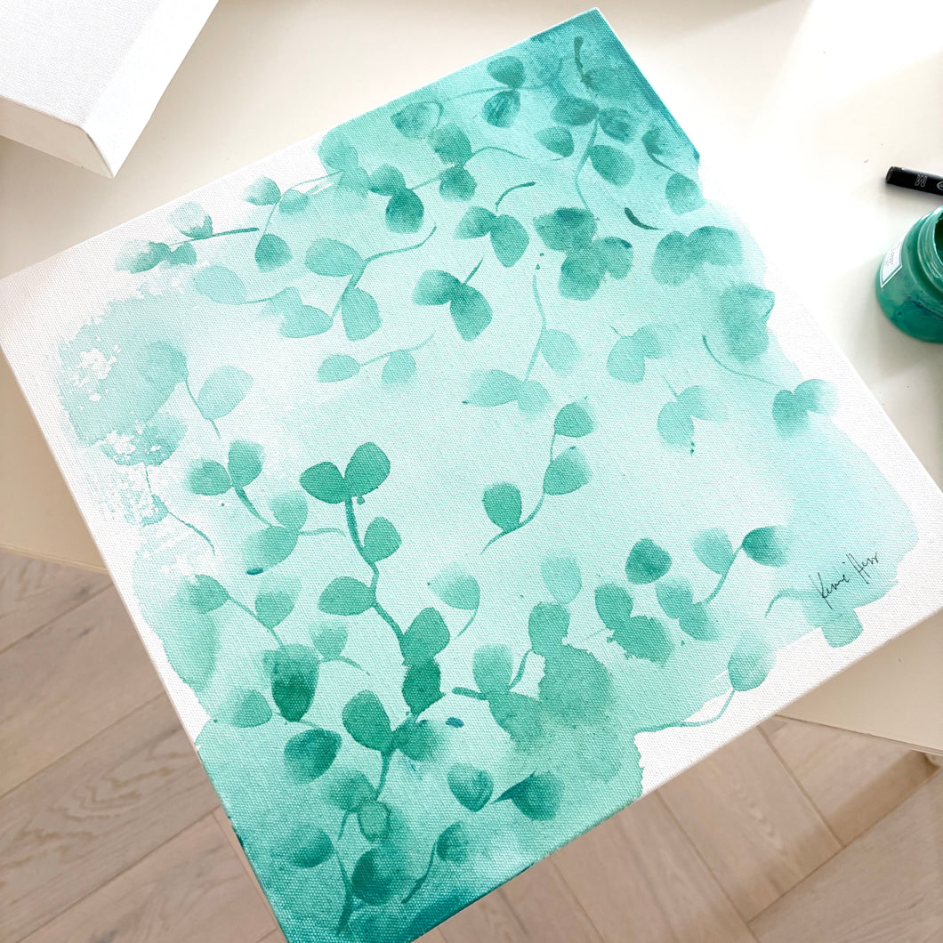 'Japanese Garden' Deux Abstract Original by Kerrie Hess