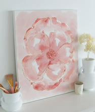 Load image into Gallery viewer, &#39;Peach in Bloom&#39; Abstract Original by Kerrie Hess
