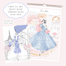 Load image into Gallery viewer, Kerrie Hess 2026 Calendar
