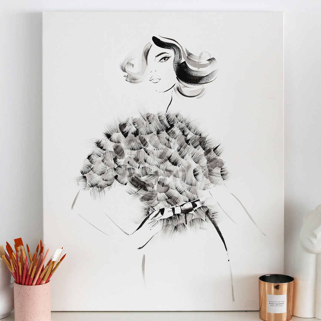 'Mohair Dior Deux' Original by Kerrie Hess