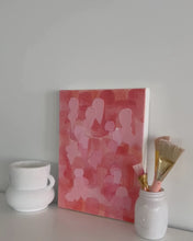 Load and play video in Gallery viewer, &#39;Rose Boheme&#39; Abstract Original by Kerrie Hess
