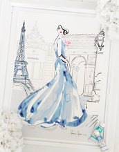 Load image into Gallery viewer, &#39;Arc de Triomphe&#39; in Wedgwood Blue by Kerrie Hess
