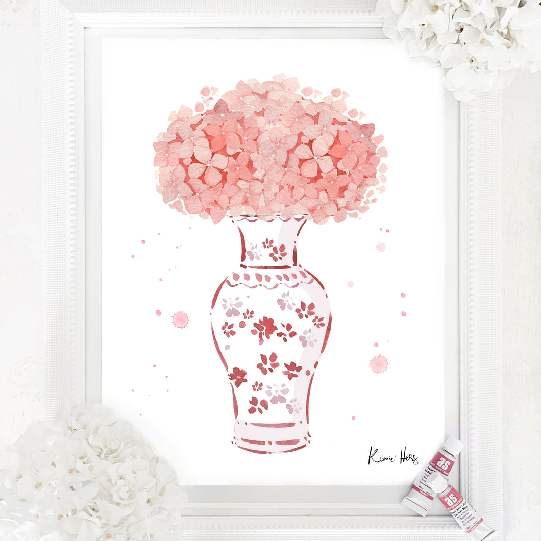 'Maison Fleur' by Kerrie Hess | Size A3
