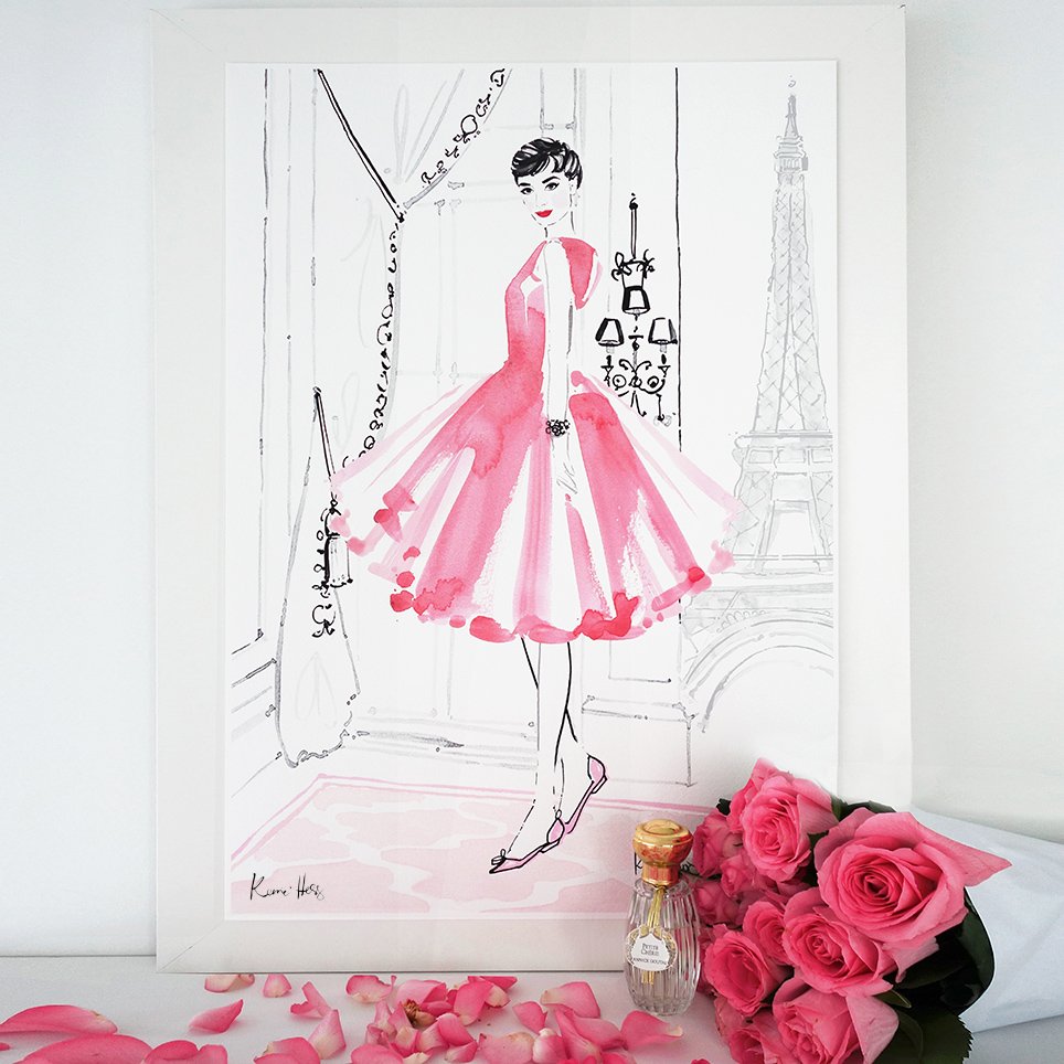 'Audrey in Paris' by Kerrie Hess