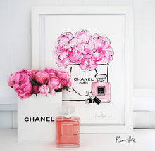 Load image into Gallery viewer, Peonies in Pink Art Print by Kerrie Hess
