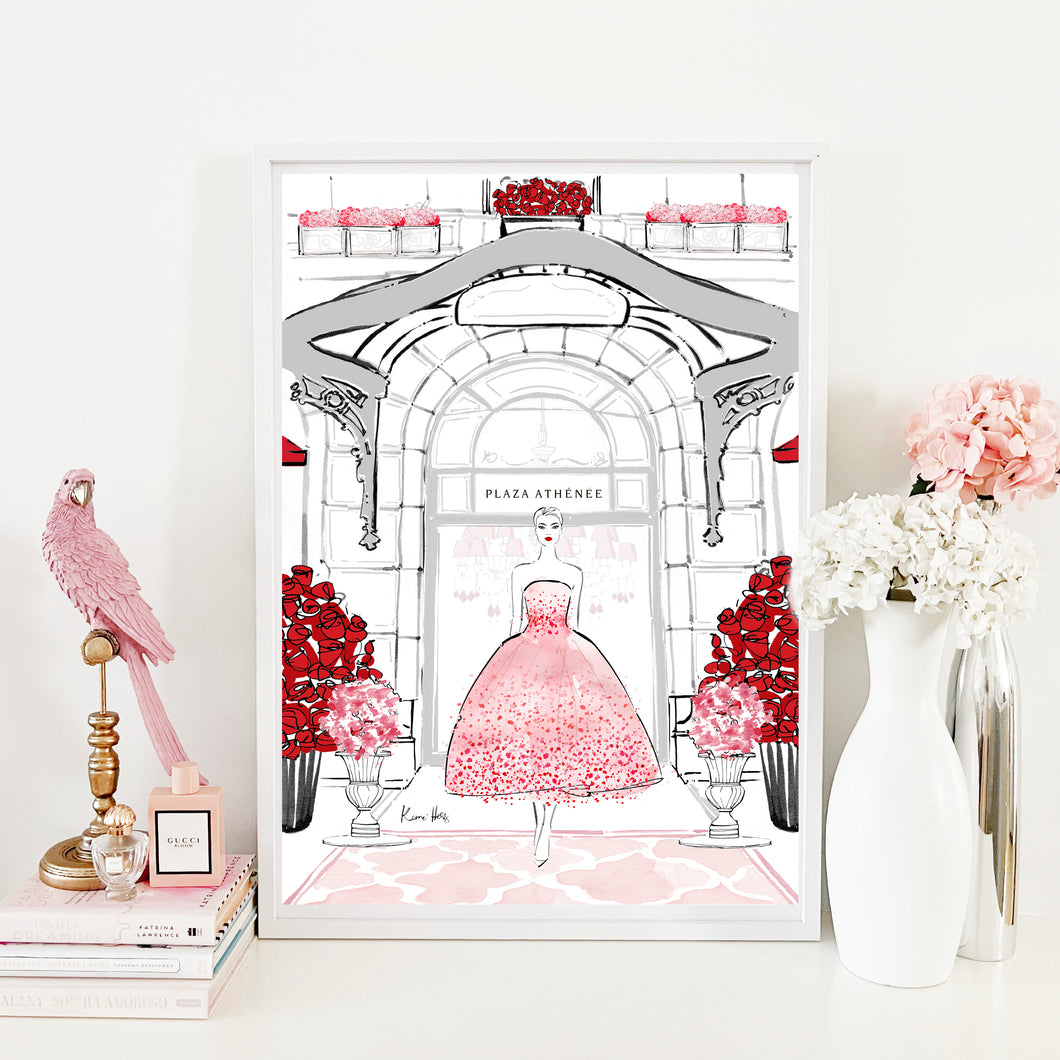 'Paris Plaza' by Kerrie Hess | Size A2